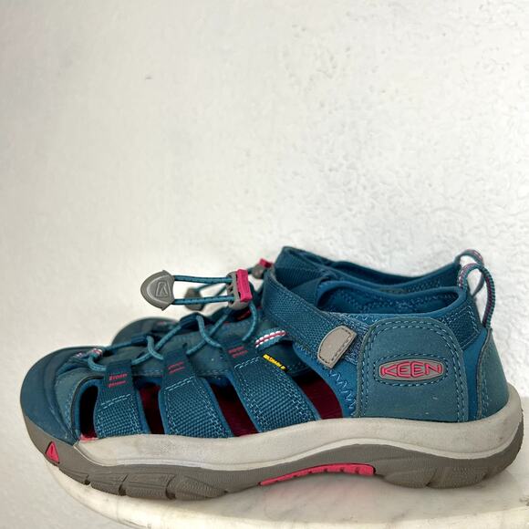 Keen Newport H2 Deep Lagoon Blue Pink Womens Size 5 - Picture 3 of 7